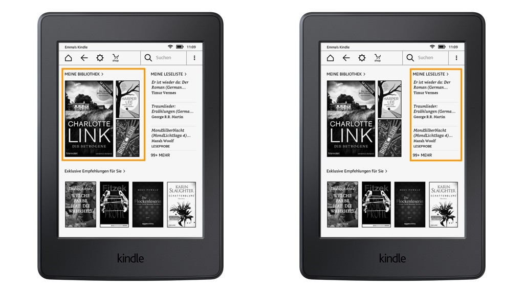 KindleUpdate Amazon verteilt neue Software für Kindle, Kindle