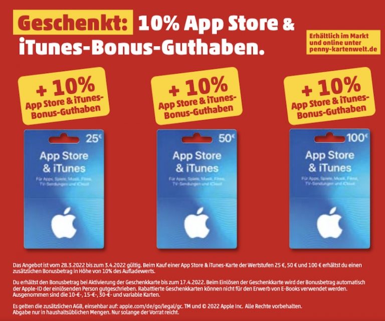 penny-10-prozent-app-store-itunes-store-guthaben-macerkopf